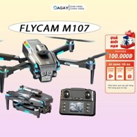 Flycam M107 động cơ không chổi than Flycam Tay cầm có màn hình Bay 15-20 Phút GAGAY BH 12 tháng