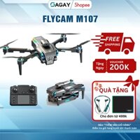 Flycam M107 Flycam Giá Rẻ Tay Cầm Điểu Khiển Có Màn Hình Camera HD Sắc Nét GAGAY