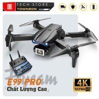 Flycam Máy Bay Camera E99 PRO Drone Camera HD 4K FPV Cảm Biến Tránh Vật Cản Xoay 360 Độ