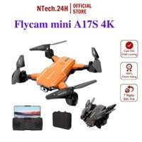 Flycam mini A17S ống kính wifi FPV 4K HD, máy bay điều khiểu từ xa mini có camera tránh chướng ngại vật thông minh