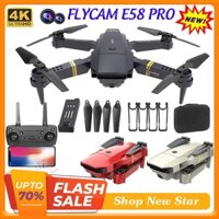 Flycam mini, Flycam 4K, play camera, máy bay flycam 4k, flycam có camera, drone flycam E58 Pro giá rẻ hơn flycam điều k