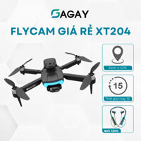 Flycam mini giá rẻ XT204 Flycam camera kép động cơ không chổi than FLycam giá rẻ GAGAY