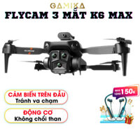 Flycam Mini K6 Max Drone Pro, Máy Bay Điều Khiển Từ Xa có Camera 3 Chiều Góc Rộng, Nhào Lộn 360, Độ Bảo Hành 12th