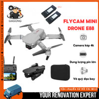 Flycam mini máy bay điều khiển từ xa E88 Pro trang bị camera mini drone mini điều khiển từ xa có kết nối điện thoại