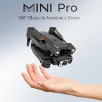 Flycam mini pro H63 - giá rẻ thiết kế giống mini 3 - mắt quang cảm biến va chạm, camera kép góc rộng độ phân giải cao 4K