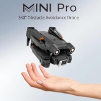 Flycam mini pro H63 - giá rẻ thiết kế giống mini 3 - mắt quang cảm biến va chạm, camera kép góc rộng độ phân giải cao 4K