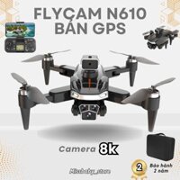 Flycam N610 GPS, playcam giá rẻ có GPS quay về tích hợp động cơ không chổi than, pin 3000mAH