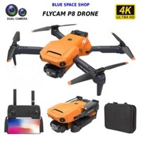 Flycam P8 Drone camera kép 4K 1080P dung lượng pin lớn- Đồ chơi thông minh