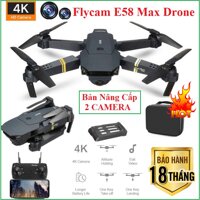 Flycam, plycam E58 Pro 2 camera, Drone 4K HD Camera Kép Zoom 5X, GPS 1080P WiFi Pin Khỏe Bay Xa 200M, ply cam cho bé