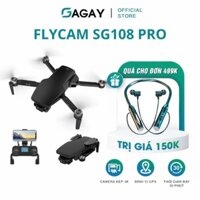 Flycam Sg108 pro camera kép 4k, flycam động cơ không chổi than định vị gps, dung lượng pin 30 phút gagay