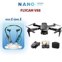 Flycam V88, máy bay điều khiển từ xa chụp ảnh zoom 50x, chất lượng HD