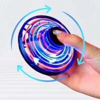 Flying Helicopter Spinner Fingertip Upgrade Flight Gyro Flyorb Hover Ball Mini Drone Aircraft Toy LED UFO Type Toy Kid G