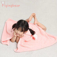 Flyingbear Khăn tắm cho bé, mũ trùm đầu cho bé, áo choàng tắm trẻ em thoải mái và mềm mại
