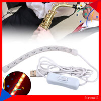 Fml Saxophone Sáo USB LED Phát Hiện Rò Rỉ Đèn Kiểm Tra Đèn Woodwind Công Cụ Sửa Chữa
