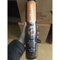 Foam chống cháy, Keo bọt nở chống cháy Selfoam B1 Fire Resistant 750ml ( Nhập khẩu Thổ Nhĩ Kì )