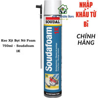 Foam trám tường bọt nở Soudal (Bỉ) 750 ml