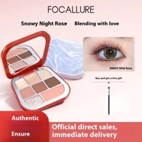 FOCALLURE 8 màu sắc bóng mắt đĩa một đĩa làm sáng màu sắc nhiều màu sắc chơi trang điểm