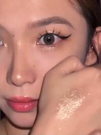 FOCALLURE Nhũ kẻ mắt kim tuyến lấp lánh chống thấm nước