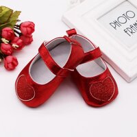 Foctroes Infant Newborn Baby Girls Love Sequins Soft Sole Shoes Prewalker Single Shoes the girls shoes on sale casual design