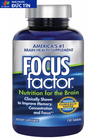 Vitamin Focus Factor 150 viên Mỹ - Tăng cường trí nhớ, thiết yếu cho não
