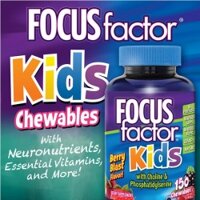 Focus Factor Kids giúp trẻ tăng cường trí nhớ, Hộp 150 viên