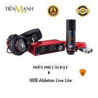 Focusrite Scarlett 2i2 Studio Gen 3 Sound Card Âm Thanh Hàng Chính Hãng - Focus USB Audio Interface SoundCard 3rd Gen3 - Kèm Móng Gẩy DreamMaker