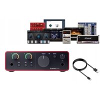 Focusrite Scarlett Solo (4th Gen) – Audio Interface USB-C 2×2 Studio Level