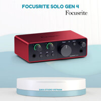 Focusrite Scarlett Solo Gen 4 - Sound card thu âm chuyên nghiệp phòng thu