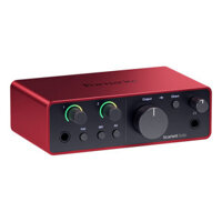Focusrite Scarlett Solo Gen 4 (4th Gen) USB Audio Interface