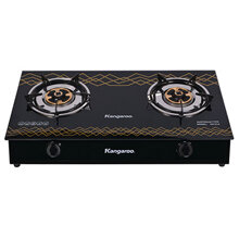 Bếp gas đôi Kangaroo dương kính KG513