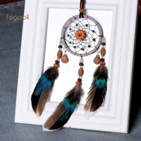 [Fogcroll] Vintage Dream Catcher Xe Gương Chiếu Hậu Treo Mặt Dây Chuyền Trang Trí Nhà Cửa