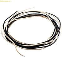 Fol 2m 6 5ft Đen Trắng Gavitt Vải Bọc Sẵn Bị Dây Pushback 22 Awg Đàn Guitar Dây Nhạc Cụ Phần Cáp