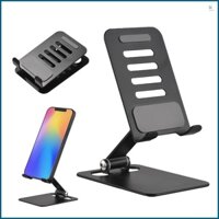 Foldable Cell Phone Stand Phone Holder for Desk - Adjustable Angle and Height - Ideal for Smartphones and Tablets