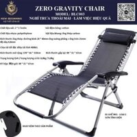 Folding Deck Chair Office Siesta Deck Chair Dual-use Outdoor Household Recliner Lazy Balcony Sun Lounge Chair Multifunctional. Ghế xêp thư giãn, ghe xep du lich, giuong gap van phong, nội thất, ghe xep gon. - 003-GHI-khung0.8mm