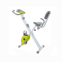 Folding Exercise Bike Stationary Bicycle Cardio Workout Cycling Indoor Gym Max Load 120kg