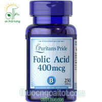 Folic Acid 400 mcg 250 viên nén  #1403