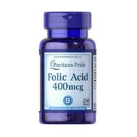 Folic Acid 400Mcg Puritan’s Pride 250 viên – Viên uống bổ máu