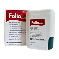 Folio 800mg (30 viên) – Bổ sung acid folic, iốt và các chất dinh dưỡng cần thiết cho phụ nữ dự định mang thai