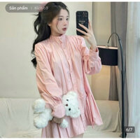 [Follow shop nhận mã 10k] áo dáng váy kèm quần bảo hộ cho nữ , áo váy baby doll sẵn hàng  .