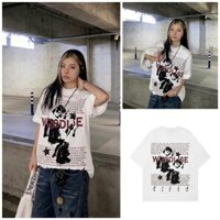 [Follow shop nhận mã 10k] Áo thun áo phông cô gái sao chữ PEACHES STUDIO AT0006 ET06