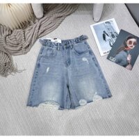 [Follow shop nhận mã 10k] Quần ngố jeans denim rách QCCC QCL1 QS0351 5008