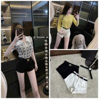 Follow shop nhận mã 10k] Quần short sooc umi đai X Gigi Closet QCCC QCL1 QS0227 8897 9851