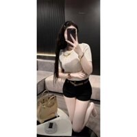 Follow shop nhận mã 10k] Quần short sooc umi ôm kèm đai nâu BORY STORE QCCC QCL1 QS0263 6013