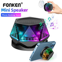 Fonken Bluetooth Diamond Loa không dây Loa Mini Giá đỡ điện thoại từ tính cho iOS AndroidTWS Ghép nối