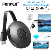 Fonken HDMI G2 Cho MiraScreen Màn Hình Anycast Wifi HDMI Di Động Miracast Dongle Tương Thích Cho Tivi Android Ios Gương Màn Hình