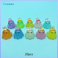 Fonowx 2 Miếng Mini Dạ Quang Móc Khóa Dạ Quang Mini Nhựa Hình Tượng