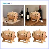 Fonowx Dispenser Thùng gỗ sồi có giá đỡ Thùng gỗ cổ điển dung tích lớn cho thanh trang trí bia