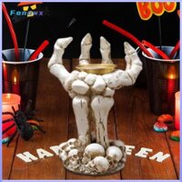 Fonowx Skeleton Hand Figurine Tealight Candle Holder Chân nến cho bàn ăn