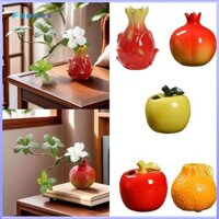 Fonowx Trái Cây Hình Gốm Hoa Bình Nhân giống Bình Để Bàn Bên Bàn Trang Trí Bình Người Tổ Chức Lối Vào Trang Trí Tối Giản