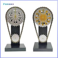Fonowx Xoay Gear Đồng Hồ Thủ Công Đồ Trang Trí Đồng Hồ Độc Đáo Đồng Hồ Trang Trí Nhà Cho Văn Phòng Tại Nhà Vườn